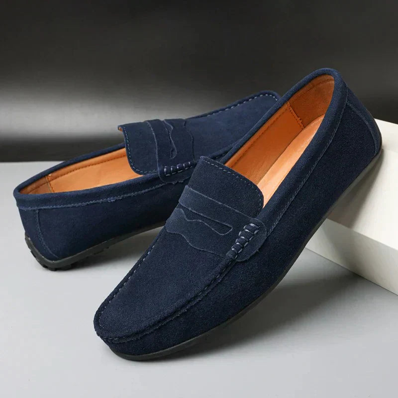 Casual Mocassins voor Dames Leer Bruin