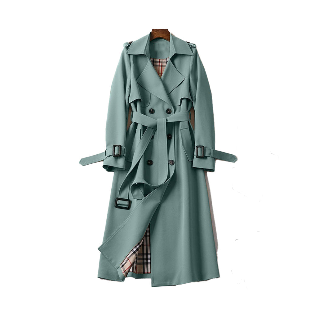Dames Trenchcoat Waterdicht Klassieke Stijl
