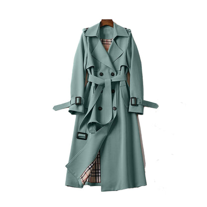 Dames Trenchcoat Waterdicht Klassieke Stijl