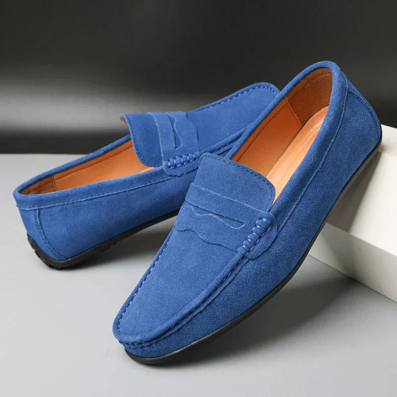 Casual Mocassins voor Dames Leer Bruin