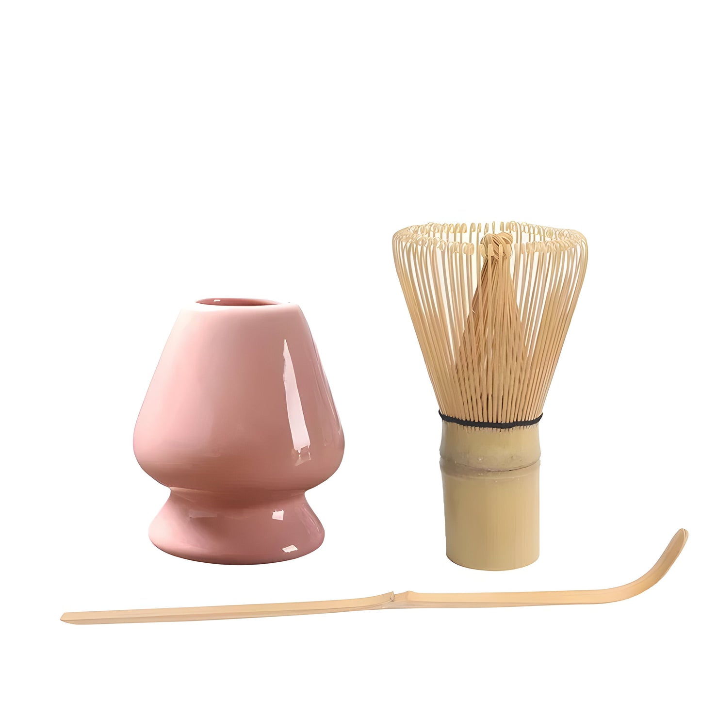 Matcha Set Roze Keramiek 1-5 Delig Japanse Theeceremonie