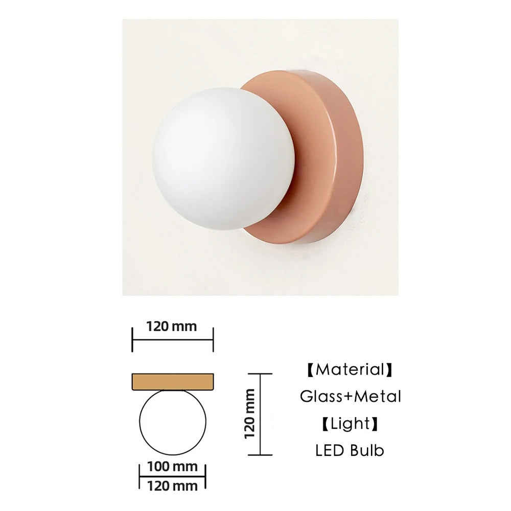Wandlamp Scandinavisch Glazen Kap Minimalistisch Design G9 Wandverlichting