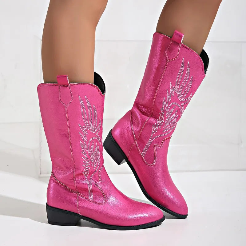 Cowboylaarzen PU Leer Comfortabele Zachte Voering