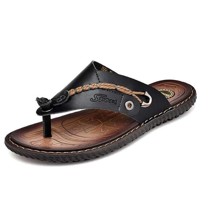 Leren Sandalen voor Mannen Elegant Design