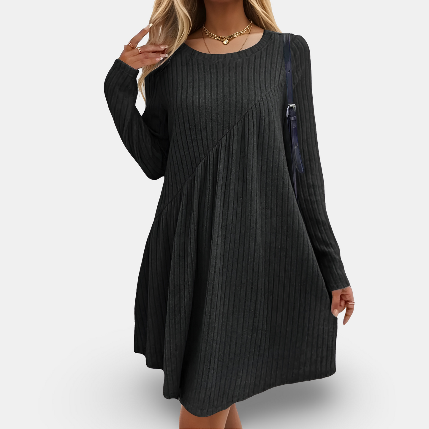 Elegante Jurk Comfortabele Stijl voor Vrouw