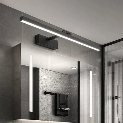 Spiegellamp LED Badkamer Waterdicht Zwart Zilver 40cm tot 110cm Spiegelverlichting