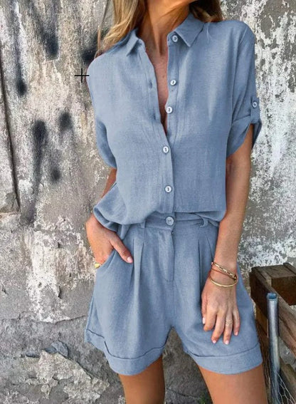 Dames Set Linnen Elegant Model