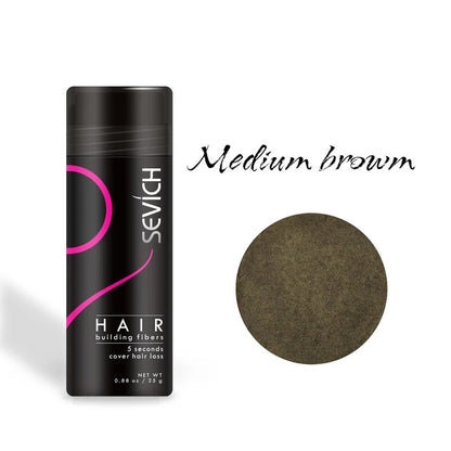 Haarvezel Poeder voor Voller Haar – Kamouflageert Dun Haar en Kale Plekken Direct – Natuurlijk Volume