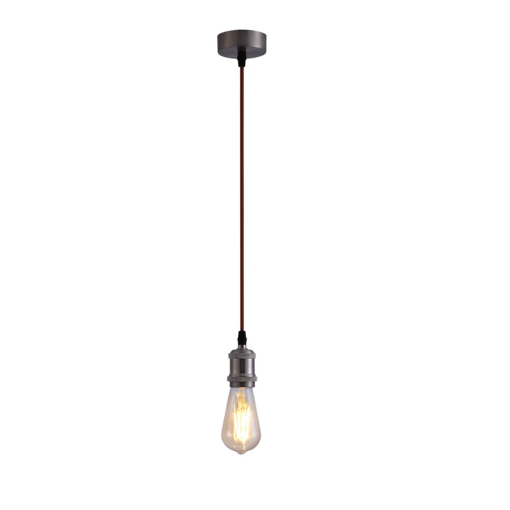 Hanglamp Vintage Industrieel Retro E27 Antiek Rood Brons Goud Nikkel Dimbaar Verstelbaar