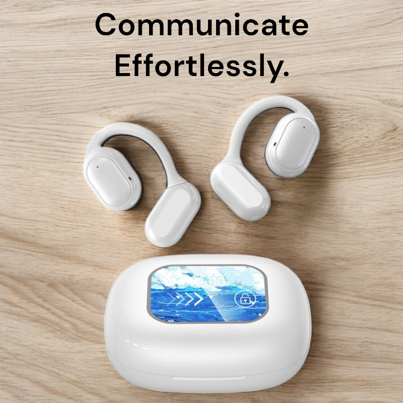 Draadloze Vertaaloortjes met AI Real-Time Vertaling – 40+ Talen, Noise Cancellation, Touch Bediening, 20 Uur Batterij