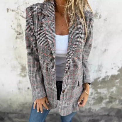 Blazer met Ruitpatroon voor Vrouw - StudioMarella