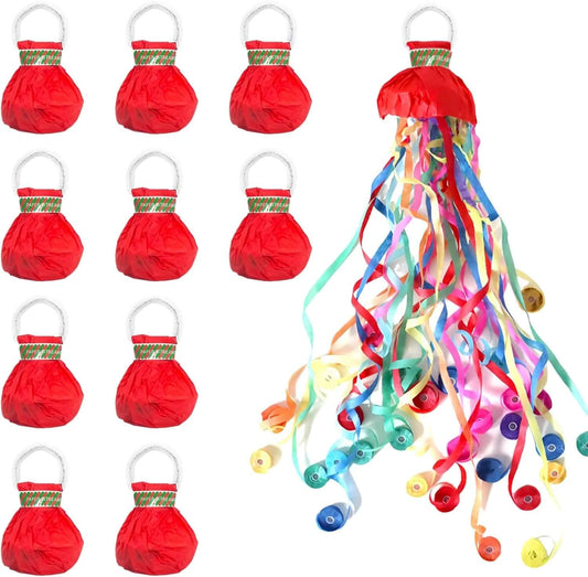 Papieren Streamers 5 Meter Biologisch Afbreekbaar Brandvertragend Gekleurd Feest Verjaardag Bruiloft Confetti Alternatief Geruisloos 10 Stuks