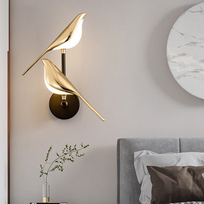 Wandlamp Vogel Design LED Magnetisch Draaibaar Warm Neutraal Koud Licht Woonkamer Decoratief