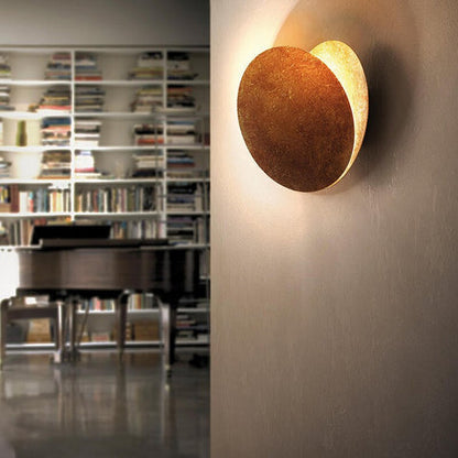 Wandlamp met Maanlicht LED Moderne Scandinavische Stijl Rond Warm Wit Zwart Wit Goud 20 25 cm Sfeerlicht