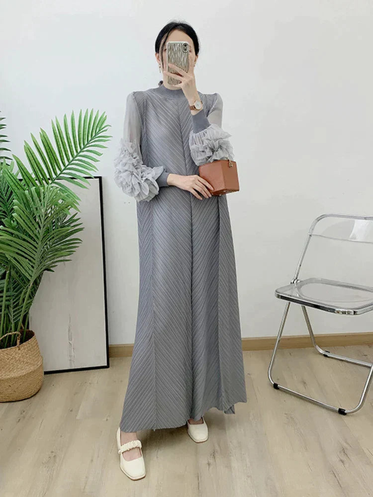 Vrouwelijke Maxi Jurk Wijdvallend Elegante Zomerjurk - StudioMarella