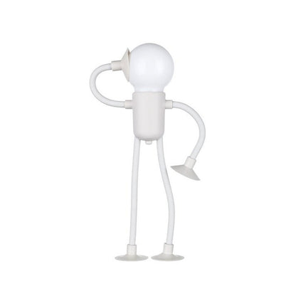 Buigbare Nachtlamp met Zuignap – Creatieve LED Figuur voor Kinderkamer en Bureau