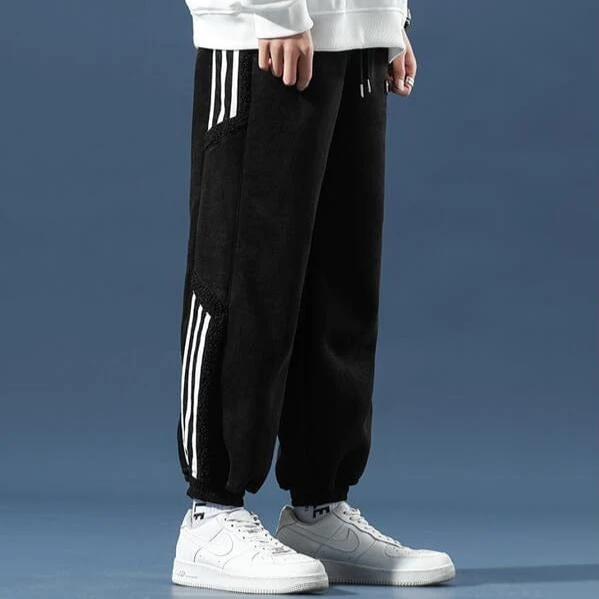 Heren Joggingbroek Sherpa Voering Warm en Zacht