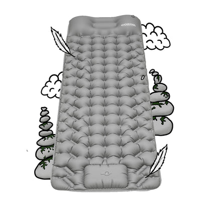 Zelfopblazende Slaapmat met Geïntegreerde Pomp voor Outdoor Camping Wandelen