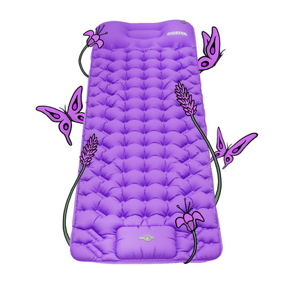 Zelfopblazende Slaapmat met Geïntegreerde Pomp voor Outdoor Camping Wandelen