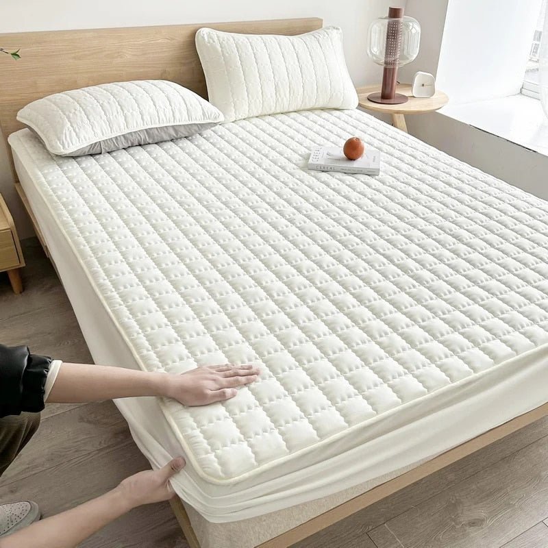 Waterdichte Matrasbeschermer met Elastiek Stretch Hoeslaken 100% Waterproof Matrashoes Bescherming Zweet Vlekken Allergie Comfortabel Ademend Stille Stof Duurzaam Wasbaar Hypoallergeen