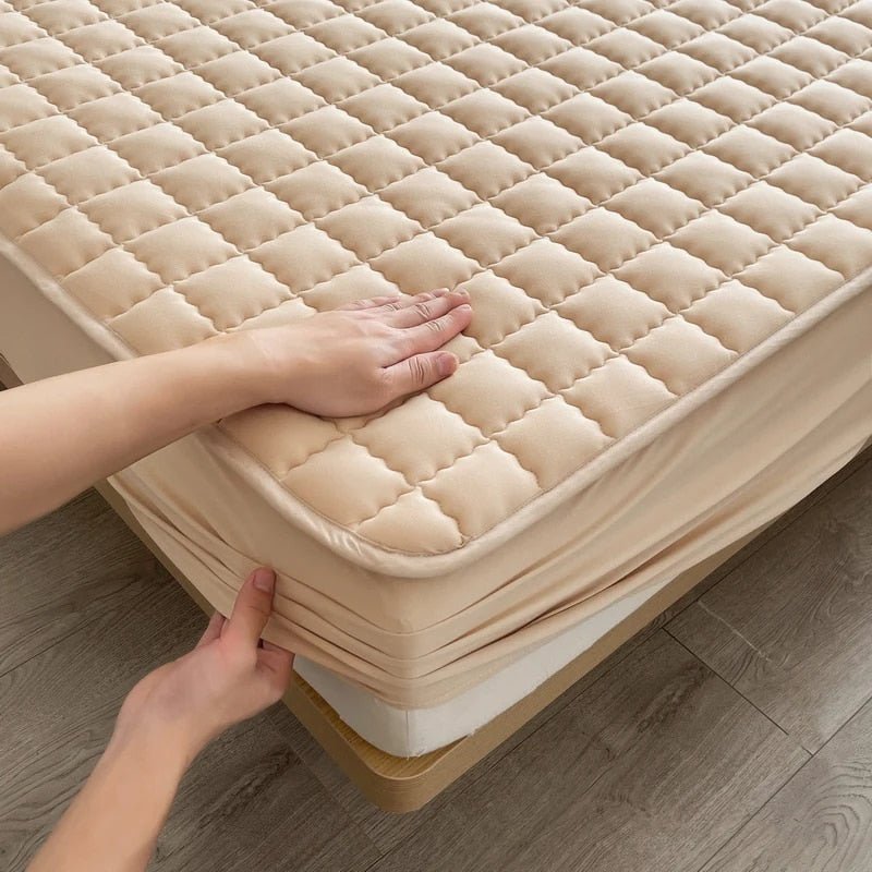 Waterdichte Matrasbeschermer met Elastiek Stretch Hoeslaken 100% Waterproof Matrashoes Bescherming Zweet Vlekken Allergie Comfortabel Ademend Stille Stof Duurzaam Wasbaar Hypoallergeen