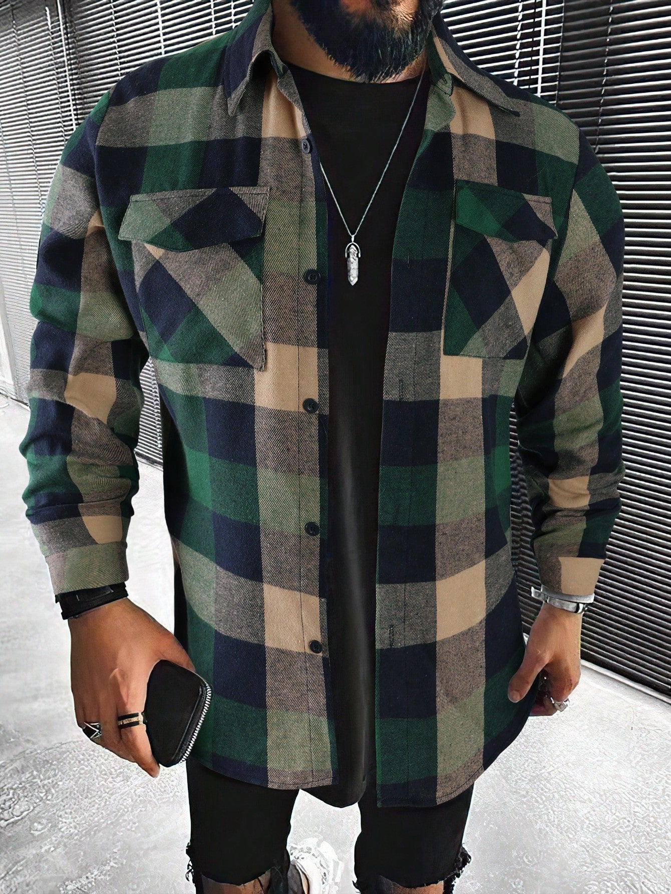 Heren Geruit Vest Warm en Waterdicht - StudioMarella