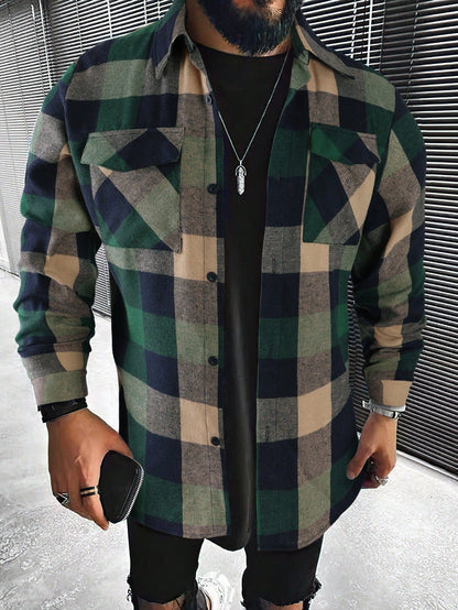 Heren Geruit Vest Warm en Waterdicht - StudioMarella