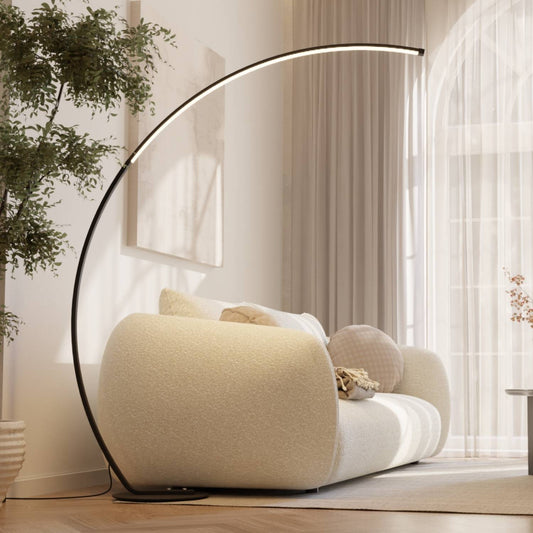 Vireon Booglamp – Minimalistische Design Vloerlamp voor Woonkamer & Leeshoek