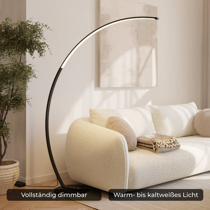 Vireon Booglamp – Minimalistische Design Vloerlamp voor Woonkamer & Leeshoek