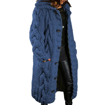 Dames Trenchcoat Lange Jas met Zakken Stijlvol Herfst