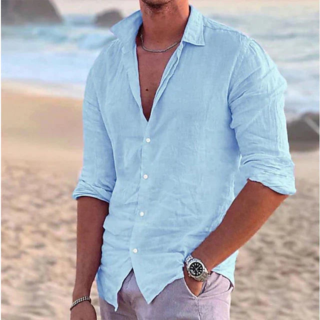 Variant image for Zander Heren Shirt – Ademend Katoen-Linnen, Casual Comfort-34