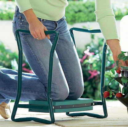 Opvouwbare Tuinknieler en Zitbank met Gereedschapstassen – Ergonomische Tuinhulp tot 150 kg