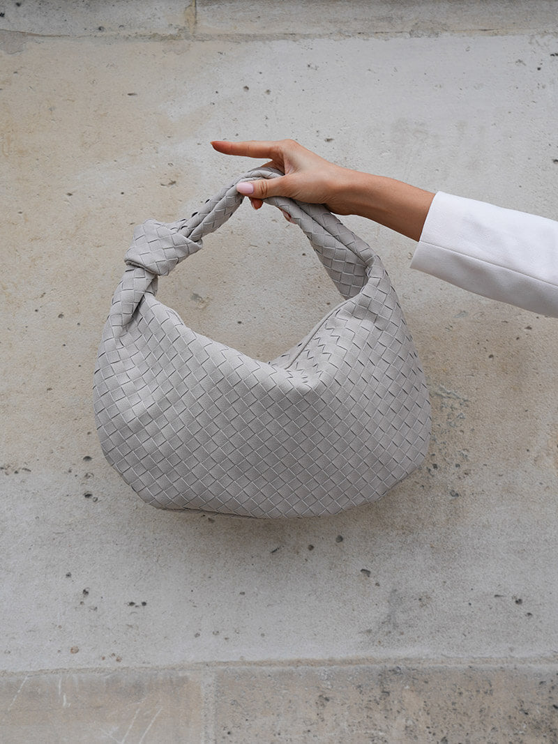 Schouder tas voor Dames Gevlochten Medium Formaat