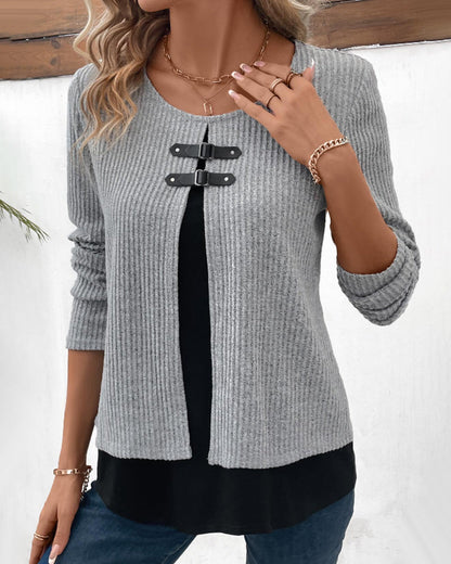 Dames Top Lange Mouwen Warm Meerlagig Winter - StudioMarella