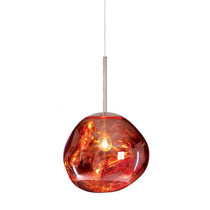 Melt Hanglamp Decoratief E27 Metaal Smoke Goud Rood Zilver Woonkamer Modern