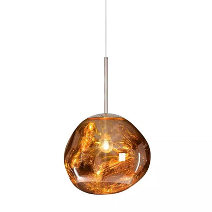 Melt Hanglamp Decoratief E27 Metaal Smoke Goud Rood Zilver Woonkamer Modern