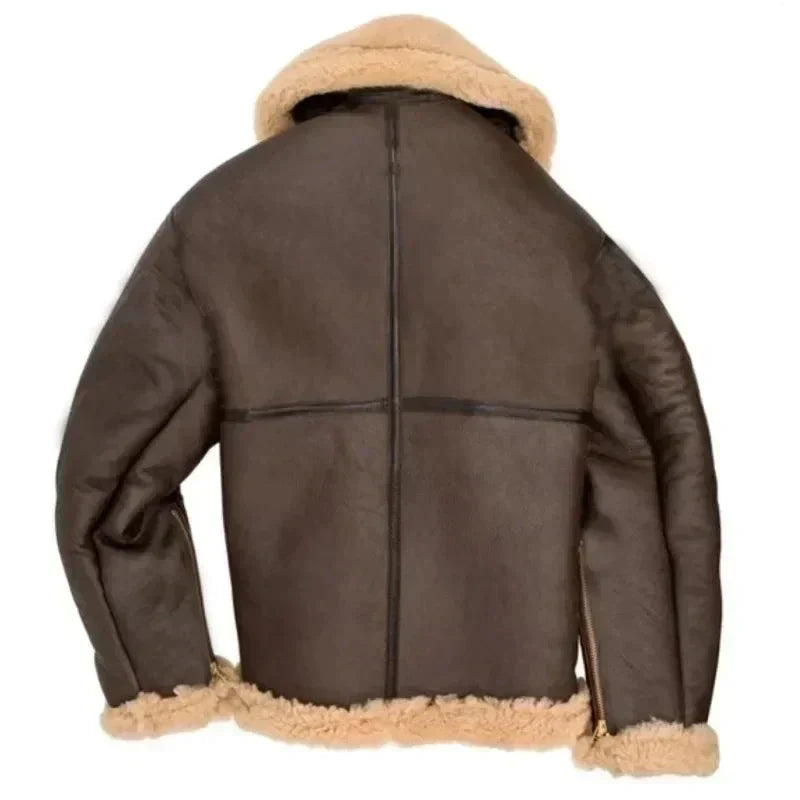 Leren Aviator Jas voor Heren Pilot Style