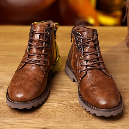 Leren Ritsboots voor Heren - Comfortabele Strakke Boots