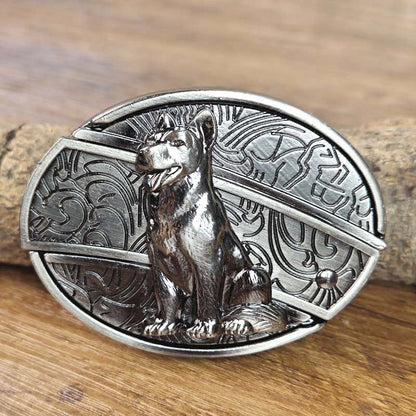 Metalen Ovale Western Riem Gesp met Ingebouwd EDC-Gereedschap | 24 Designs | Zinklegering | 7,7 x 6 cm