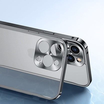 Aluminium Telefoonhoesje Met Polycarbonaatrug en Klickvergrendeling Voor iPhone