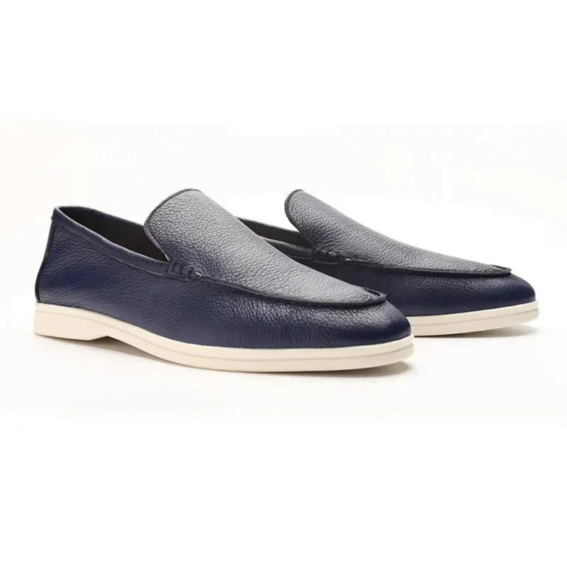 Leren Loafers Bruin Rundhuid Mexicaanse Stijl - StudioMarella