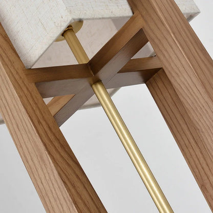 Vloerlamp Massief Hout Japandi Perkamentpapier Handgemaakt Minimalistisch 3 Maten LED