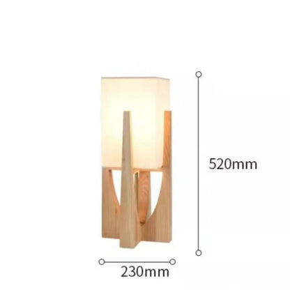Vloerlamp Massief Hout Japandi Perkamentpapier Handgemaakt Minimalistisch 3 Maten LED