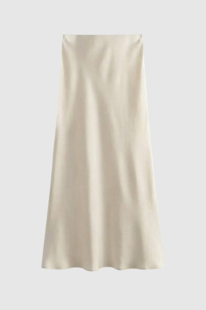 Midi Rok Dames Hoge Taille Elegante Zomerrok - StudioMarella