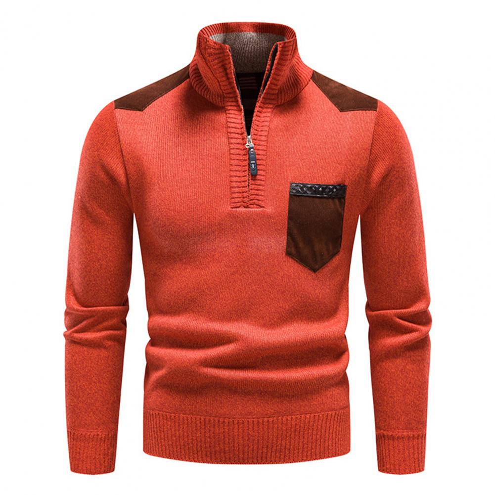 Warme Wintertrui voor Mannen van Samuel → Mannen Wintertrui Warm Fleece Samuel