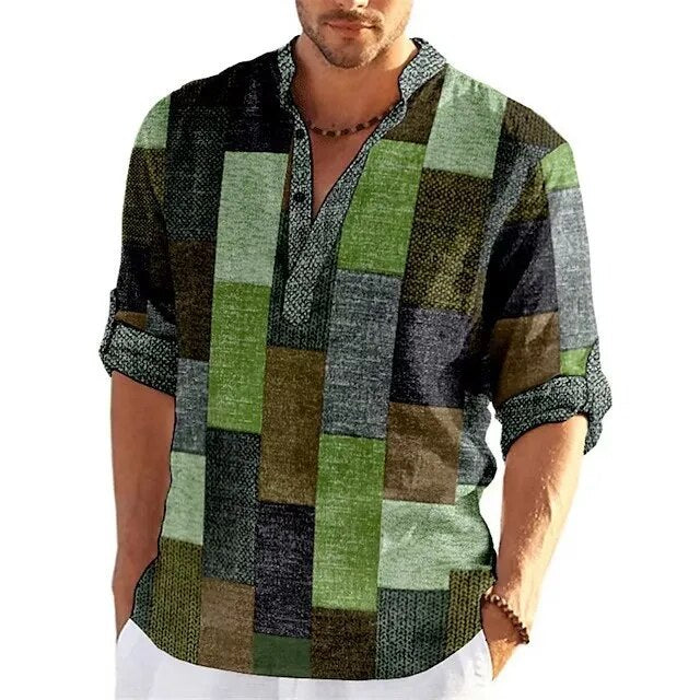 Heren Poloshirt Katoen 3D Print Casual Stijl - StudioMarella