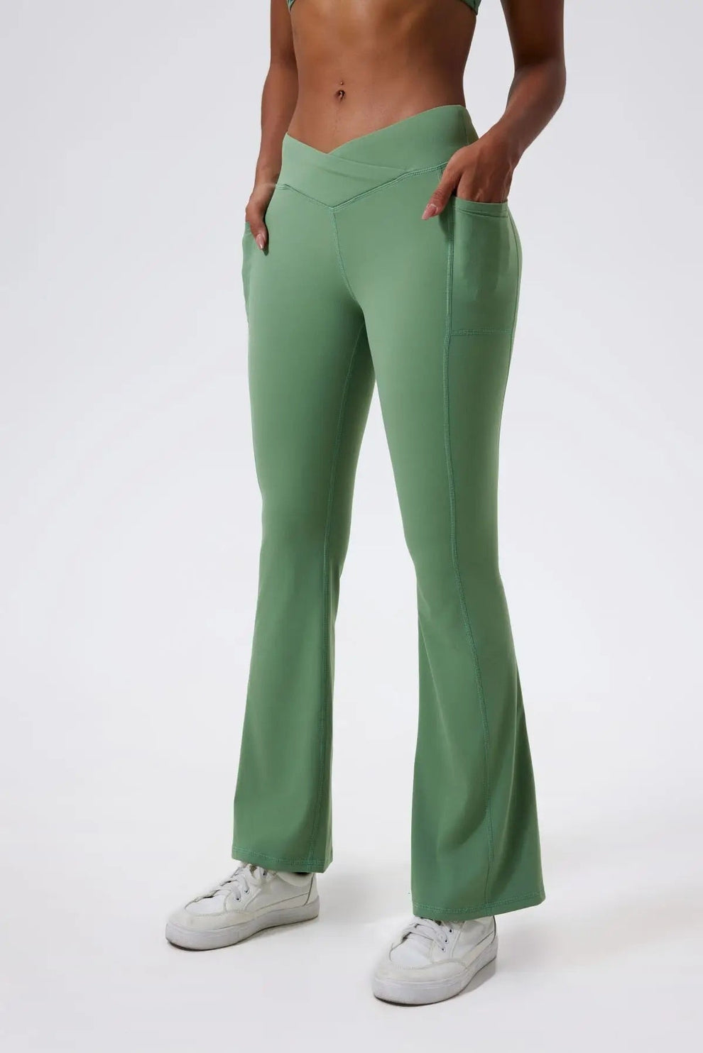 Hoge Taille Flare Legging voor Vrouwen