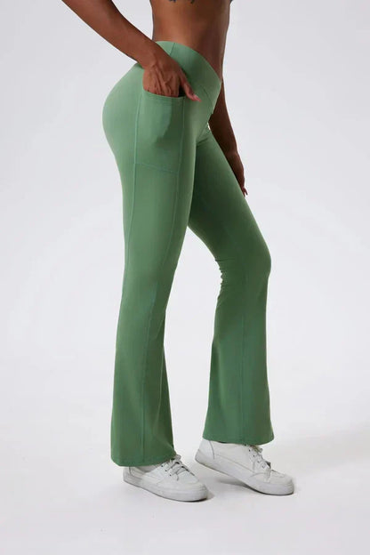 Hoge Taille Flare Legging voor Vrouwen