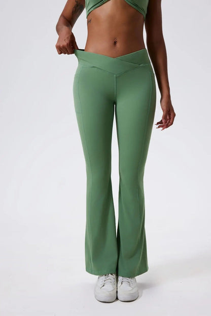 Hoge Taille Flare Legging voor Vrouwen
