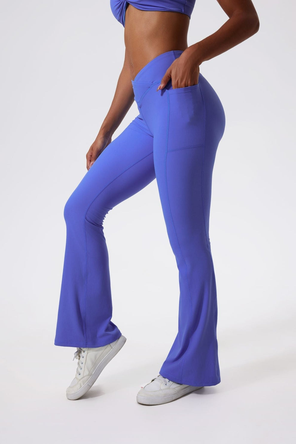Hoge Taille Flare Legging voor Vrouwen
